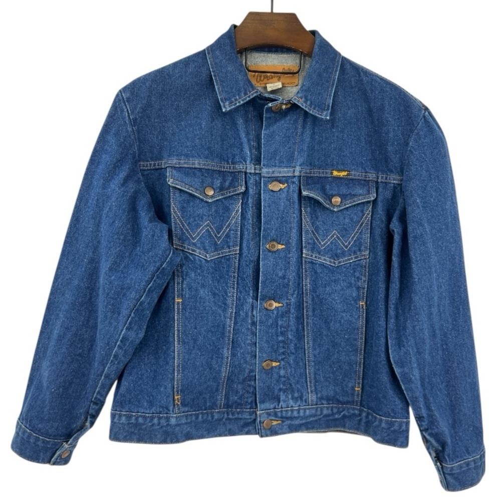Wrangler® Cowboy Cut® Long Sleeve Unlined Denim Jacket New SZ 46